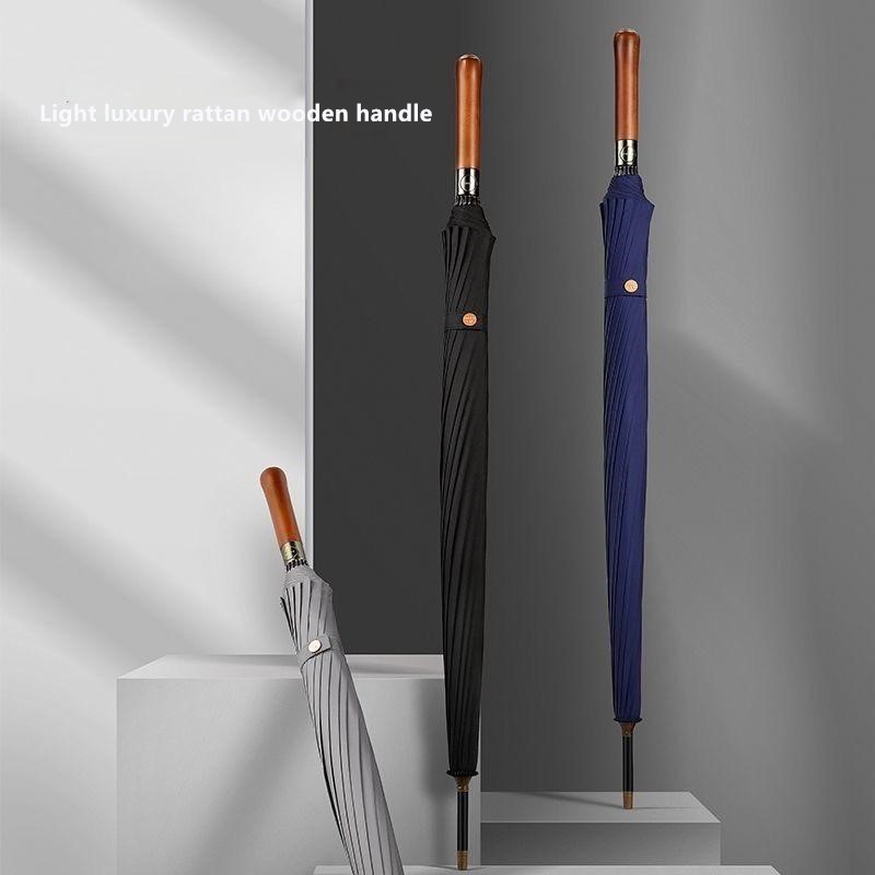 Автоматический зонт с деревянн – обзор и цена Golf Umbrella Large