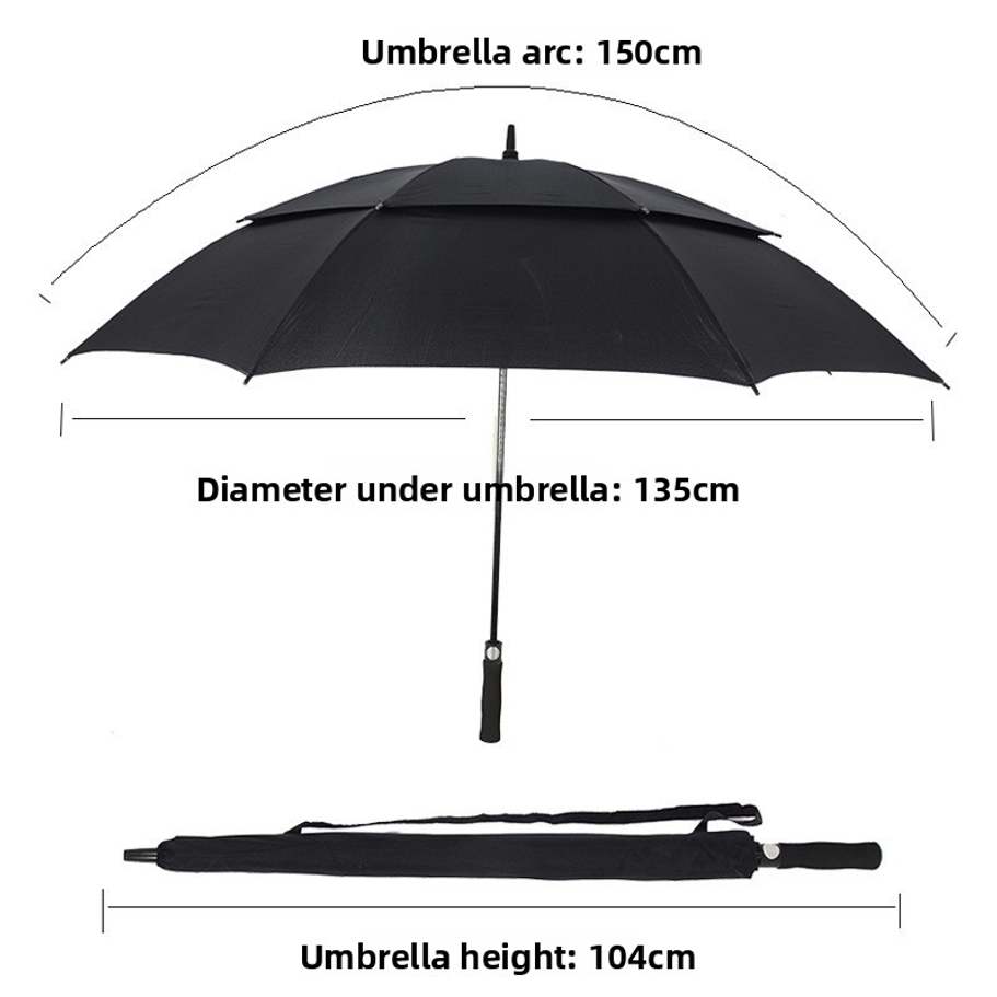 Автомобильный зонт, двухслойны – обзор и цена Golf Umbrella Large